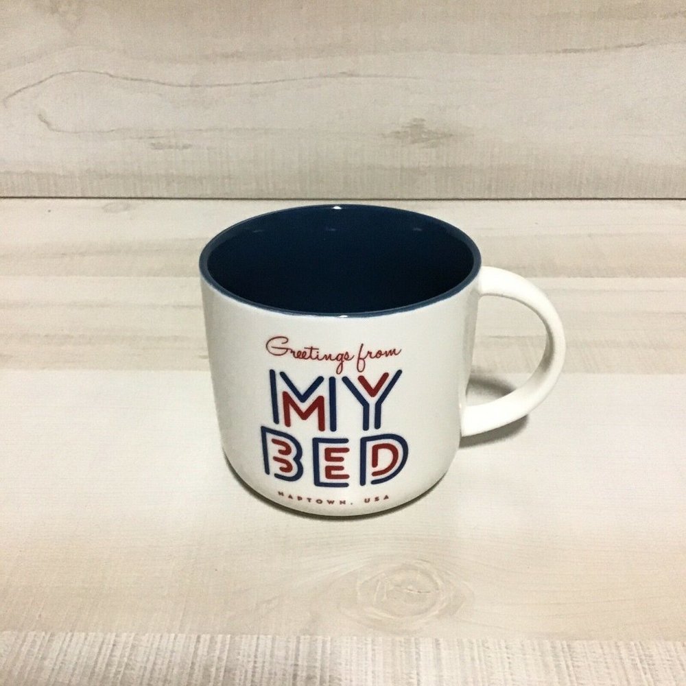 Threshold 15 oz Stoneware Greetings from My Bed Na
